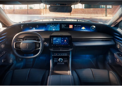 The panoramic display is shown in a 2024 Lincoln Nautilus® SUV. | Gates Ford Lincoln in Richmond KY
