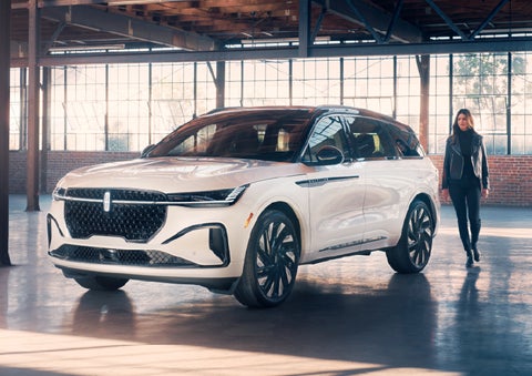 A person approaches a 2026 Lincoln Nautilus® SUV. | Gates Ford Lincoln in Richmond KY