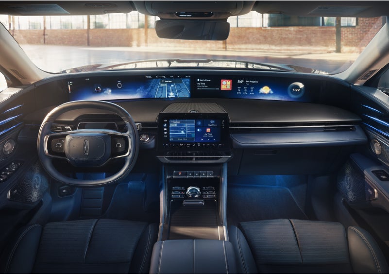 The panoramic display is shown in a 2026 Lincoln Nautilus® SUV. | Gates Ford Lincoln in Richmond KY