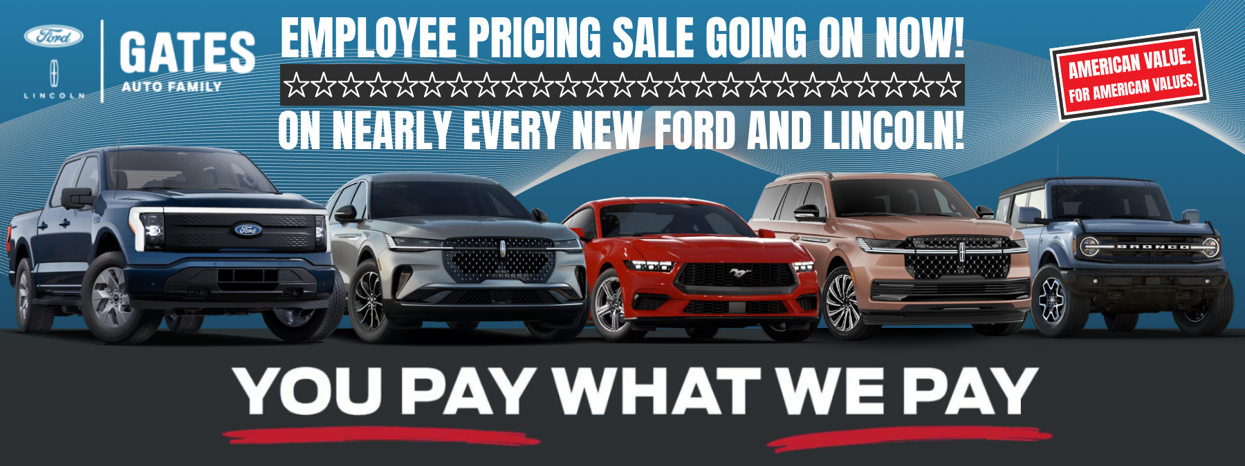 Gates Ford Lincoln - Ford and Lincoln Employee Pricing 2026