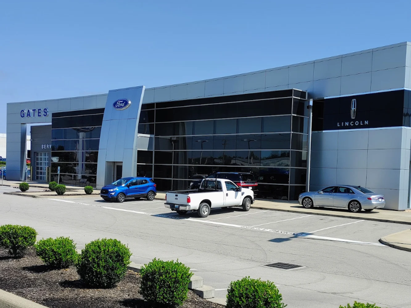 Gates Ford Lincoln dealership at 6012 Atwood Drive in Richmond, Kentucky