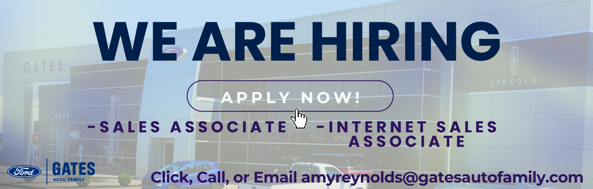 Gates Ford Lincoln is Hiring